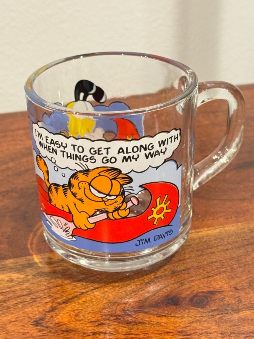 Vintage 1978 McDonald’s Garfield Glass Mugs Set of 4 in Excellent Condition - Picture 11 of 16